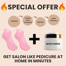 Load image into Gallery viewer, Foot Spa Pedicure Silicone Socks For Men & Women (Free Foot Moisturizer Cream)