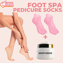 Load image into Gallery viewer, Foot Spa Pedicure Silicone Socks For Men & Women (Free Foot Moisturizer Cream)