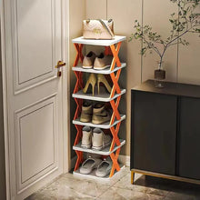 Load image into Gallery viewer, Smart Foldable Shoes Shelf 6 Tier Shoe Rack