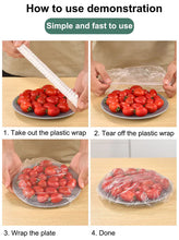 Load image into Gallery viewer, REUSABLE ELASTIC FOOD STORAGE COVERS (PACK OF 100)
