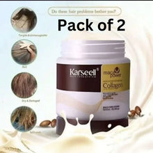 Load image into Gallery viewer, Karasell Collagen Hair Smoothing Mask® | (Pack Of 2)🥥🙎♀️