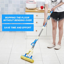 Load image into Gallery viewer, MULTI-PURPOSE FOLDABLE FLOOR CLEANING SQUEEZE MOP WIPER