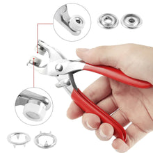 Load image into Gallery viewer, Metal Copper Prong Snap Button Fasteners