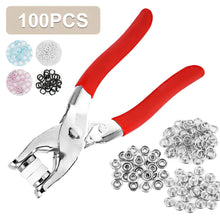Load image into Gallery viewer, Metal Copper Prong Snap Button Fasteners
