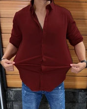 Load image into Gallery viewer, HIGH STRETCH SLIM FIT CASUAL SHIRT