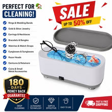 Load image into Gallery viewer, ✨ 50% OFF 🎉 – Ultrasonic Cleaner for Glasses, Jewelry, Rings, Necklaces & More🎁
