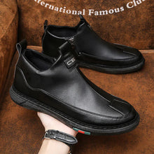 Load image into Gallery viewer, BLACK ZIP CASUAL SHOES FOR MEN