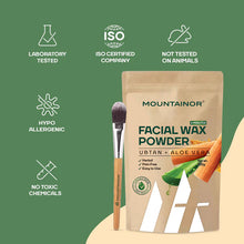 Load image into Gallery viewer, Turmeric Facial Wax - 5 Minute Painless Herbal Wax Powder (100g) (Pack of 2)