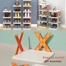 Load image into Gallery viewer, Smart Foldable Shoes Shelf 6 Tier Shoe Rack