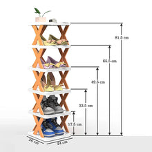 Load image into Gallery viewer, Smart Foldable Shoes Shelf 6 Tier Shoe Rack