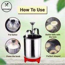 Load image into Gallery viewer, Stainless Steel Medu Vada & Donuts Maker with Stand