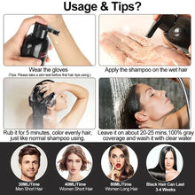 Load image into Gallery viewer, BLACK HAIR DYE SHAMPOO 3-IN-1 (NO SIDE EFFECT) - Buy 1 Get 1 Free 🔥
