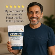 Load image into Gallery viewer, "🔥 50% OFF 🌿 Pure Epsom Salt: Pain Relief, Relax &amp; Save Big! 💆‍♂️🛁"

