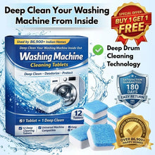 Load image into Gallery viewer, 🧺 Washing Machine Cleaning Tablets (BUY 1 GET 1 FREE) | Automatic Cleaner &amp; Deodorizer 🔥
