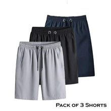 Load image into Gallery viewer, PREMIUM PACK OF 3 SPANDEX STRETCHABLE SHORTS | 40% OFF 😎 🩳

