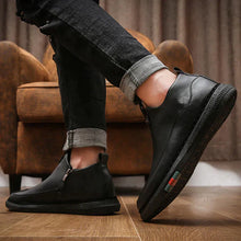 Load image into Gallery viewer, BLACK ZIP CASUAL SHOES FOR MEN
