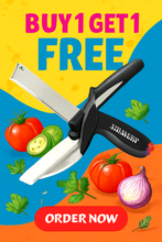 Load image into Gallery viewer, "🥗🔪 Buy 1 Clever Cutter, Get 1 FREE🔥Save Time, Cut Smarter 🔪🍅🥦"
