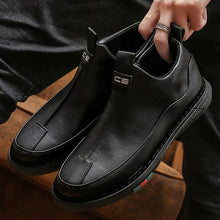 Load image into Gallery viewer, BLACK ZIP CASUAL SHOES FOR MEN
