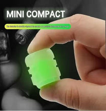 Load image into Gallery viewer, Car/Bike Wheel Tire Rim Air Valve Cap Radium Tyre Air Caps Cover Glow Radium Light Resistant Tire Pressure Caps
