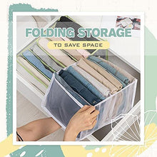 Load image into Gallery viewer, Clothes Organizer- 7 Grids Washable &amp; Foldable Wardrobe Clothes Organizer (Pack of 2)
