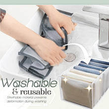 Load image into Gallery viewer, Clothes Organizer- 7 Grids Washable &amp; Foldable Wardrobe Clothes Organizer (Pack of 2)
