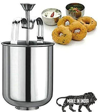 Load image into Gallery viewer, Stainless Steel Medu Vada &amp; Donuts Maker with Stand
